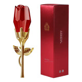 Perfume Forma De Rosa Roja Dama Locion Spray Regalo Mamá Ami