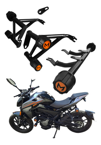 Slider Protector Delantero Y Trasero Para Cfmoto Nk250 Nk300 | Meses sin interés