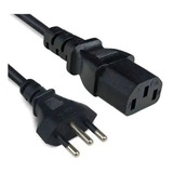 Cable De Alimentación Tripolar Para Monitor, Impresora, Fuente De 1,3 M, Color Negro, 110 V/220 V