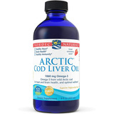 Nordic Naturals Nordic Cod Liver Oil 1060 Mg Omega 3 237 Ml Sabor Fresa