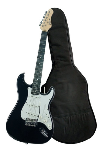 Guitarra Stratocaster Winner Wgs Preta + Capa Luxo