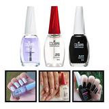 Kit Esmalte Colorama Base Setim Roxinho E Black Atacado 