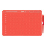 Tableta Digitalizadora Huion Hs611  Coral Red