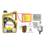 Kit 4 Filtros Y Aceite Total 5w40 Partner Berlingo 1.6 Hdi