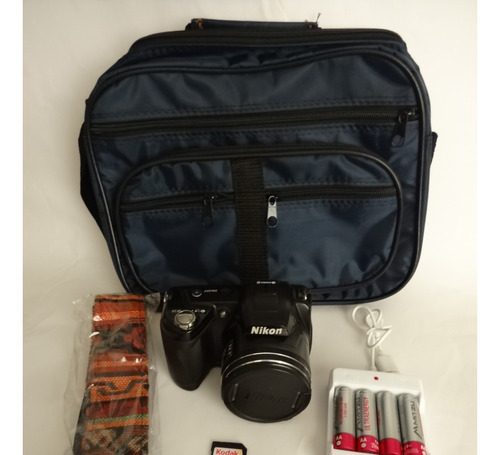 Cámara Nikon Coolpix L110 - Zoom Óptico 15x - Lcd 3 Pg + Kit