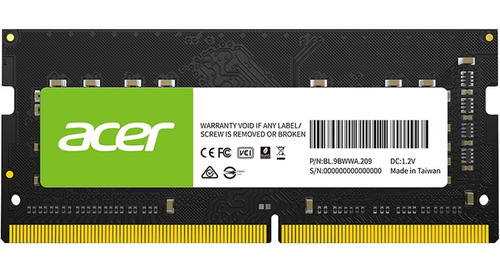 Memoria Ram Ddr4 16gb 2666mhz Acer Sd100 Laptop