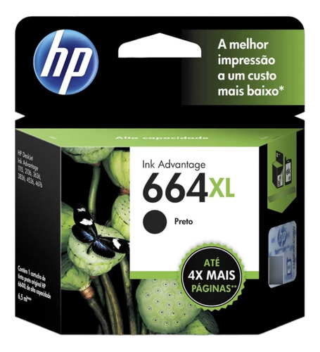 Cartucho Hp 664xl Preto Original P/ Hp Deskjet Ink Advantage