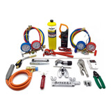 Kit Herramientas Refrigeracion Pestañadora Manifold Mapp N°1