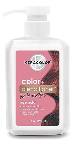 Tinte Para Cabello Keracolor Clenditioner Para Morenas En Or