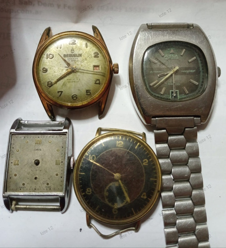 Lote De Relojes Antiguos 12