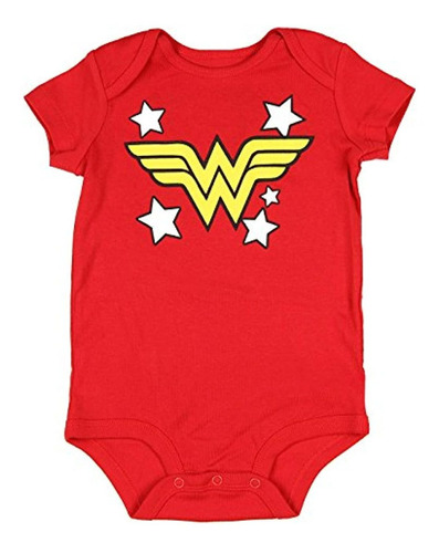 Wonder Woman Mujer Maravilla Bebé Onesie