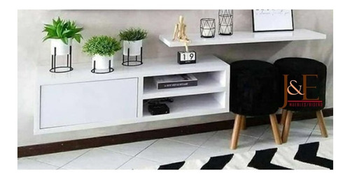 Repisas Flotantes, Decoración, Tv, 2 Pzas, Minimalista, 