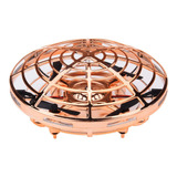 Mini Drone Disco Voador Ufo Infantil Dourado D1806