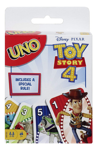 Juego De Cartas Uno Versión Toy Story 