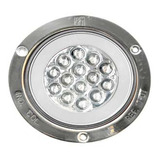 Plafon De Stop Blanco Redondo 4  Con Ojo De Angel De 30 Leds