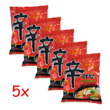 Lamen Coreano Shin Ramyun Apimentado Picante Kit 5 Un