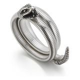 Brazalete Con Dije De Cabeza De Serpiente Klapgo Para Hombre