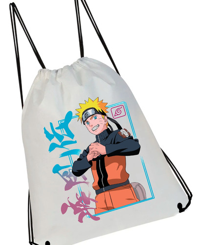 Mochila  Urbana Sublimable Estampada Con Diseño Naruto