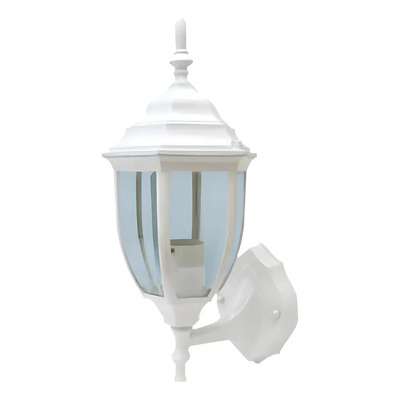 Farol Pared Exterior Blanco E-27 Modelo España Aluminio | MercadoLibre