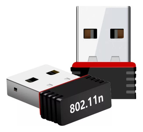 Adaptador Receptor Wifi Usb Tarjeta Nano 150mbps 802.11n Pc