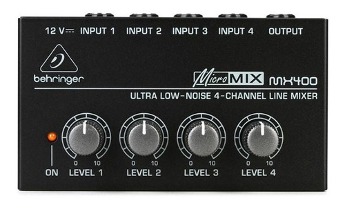 Mixer Behringer Mx400 Micromix 110v Com Fonte