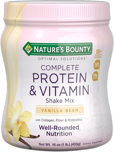 Nature's Bounty  - Colágeno Probioticos Sabor Vainilla Mix