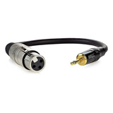 Cabo Xlr Para P2 Áudio Profissional Mono - 2 Metros