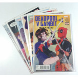 Deadpool Vs Gambit - Completo 5 Números + Variant #1 - Marve