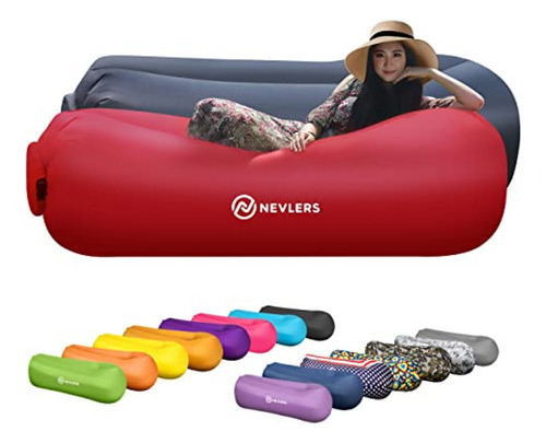 Nevlers Inflable Lounger Air Sofa - Sofá Inflable Portátil P