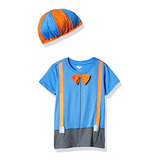 Pelucas Blippi Roleplay Shirt And Hat Roleplay Set Con Pajar