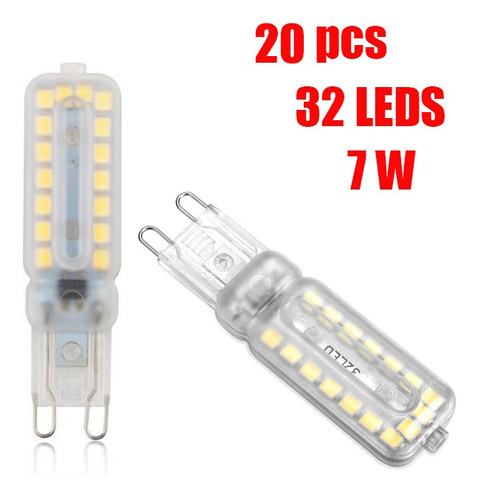 Lámpara Foco Base G9 Bombilla Led Cápsula Luz 110v-140v