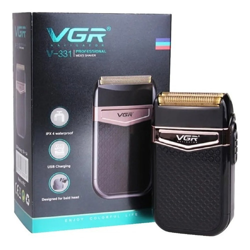 Barbera Electrica Afeitadora Vgr V-331 Recargable Usb