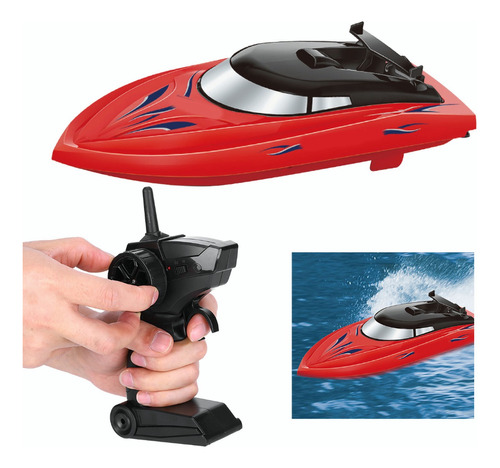 Barco De Control Remoto Impermeable De Alta Velocidad 2.4g