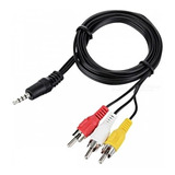 Cable  Audio Video 3.5mm A Rca 3x1