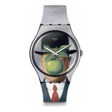 Reloj Swatch René Magritte Suoz350 100% Original 