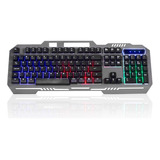 Teclado Gamer Led Colorido Profissional M-888