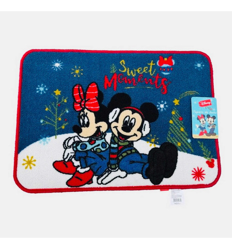 Tapete Navideño Mickey Mouse Y Minnie Disney Navidad