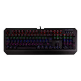 Teclado Gamer Havoc Kg740 Mecanico 100% Usb Led Swtch Azul