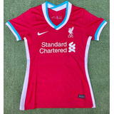 Jersey Dama Playera Liverpool Fc Mujer Roja 2020/2021