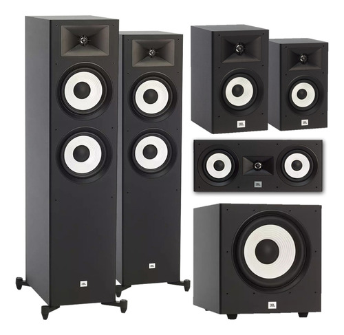 Kit Home Theater Jbl Stage 5.1 Cinema Caixa De Som Tv Homi