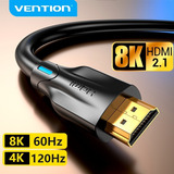 Cabo Hdmi 2.1 Vention 8k 4k 120hz Ps5 Xbox Series X  1 Metro