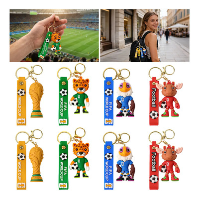 8pc 2026 Llaveros De La Mascota De Fútbol De La Copa Mundial | MercadoLibre