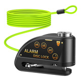 Cerradura De Freno De Disco Recargable Para Moto Con Alarma