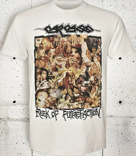 Playera Carcass Reek Of Putrefaction Grindcore Death Metal