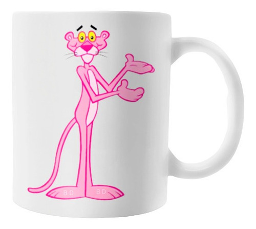 Mug Pocillo Taza Café Té Pantera Rosa Colección Regalo 