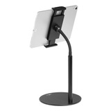 Durable Twist Table  Tablet Holder 4.7-13 Inches Black