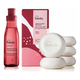 Kit Sabonetes 5x90g + Body Splash Natura  Cereja E Avelã