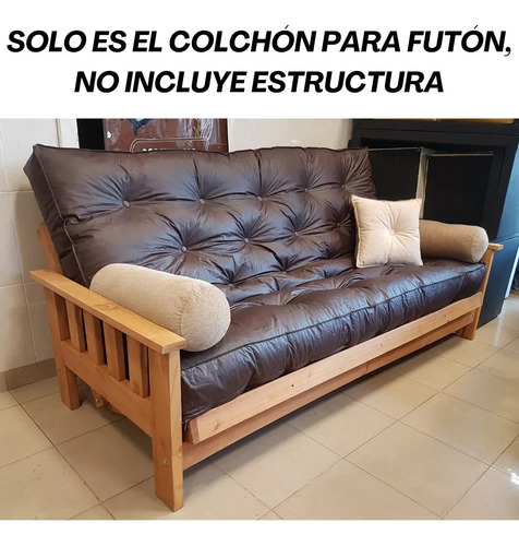 Colchon Futon 3 Cuerpos 190x140x18