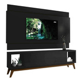 Rack Com Painel Delux 1.8 Preto - Moveisaqui