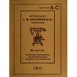 Catalogo Telefonos Antiguos Lm Ericsson 6º Edicion Año 1911